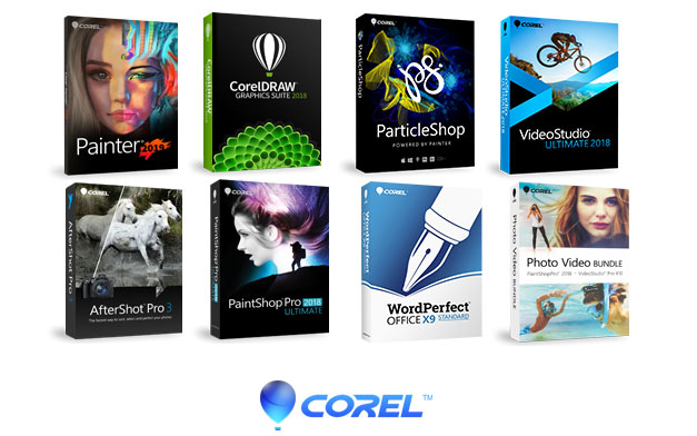 nouveaux logiciels Corel