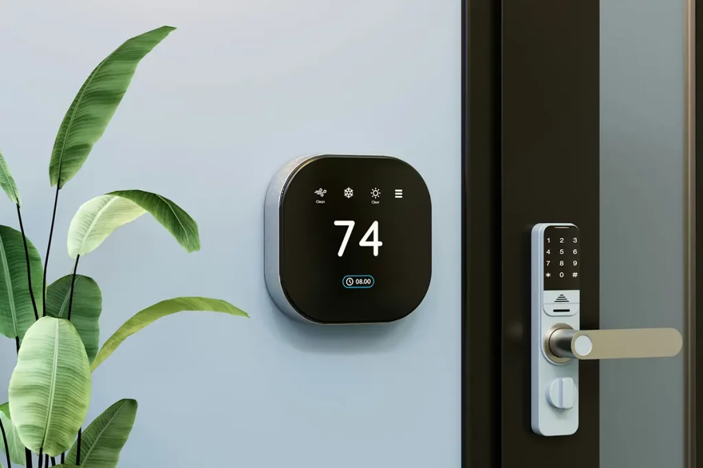 Smart lock complet avec cylindre électronique et accès sécurisé par smartphone